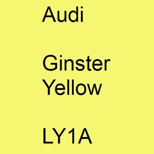 Audi, Ginster Yellow, LY1A.